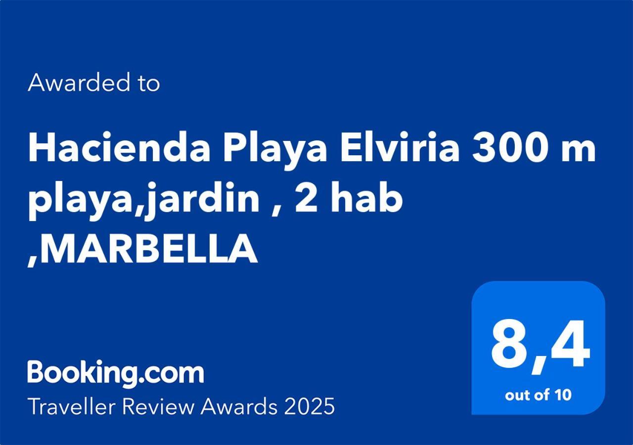 Hacienda Playa Elviria 300 M Playa,Jardin , 2 Hab ,Marbella Lägenhet Exteriör bild